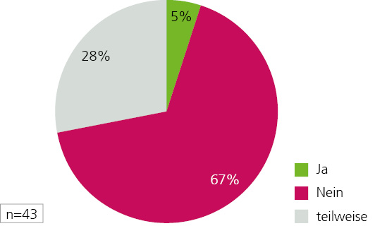 Diagramm Vorhandensein operationalisierter Strategien