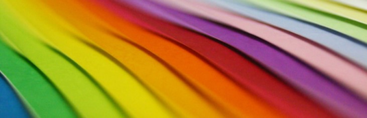 bunte Blätter Papier